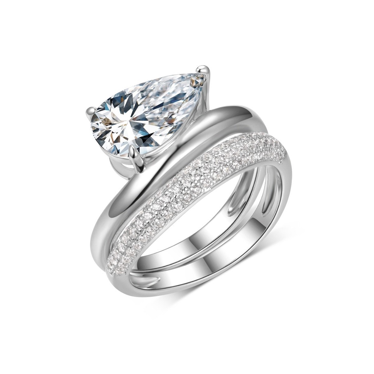 Vallière Éclat Pear Ring