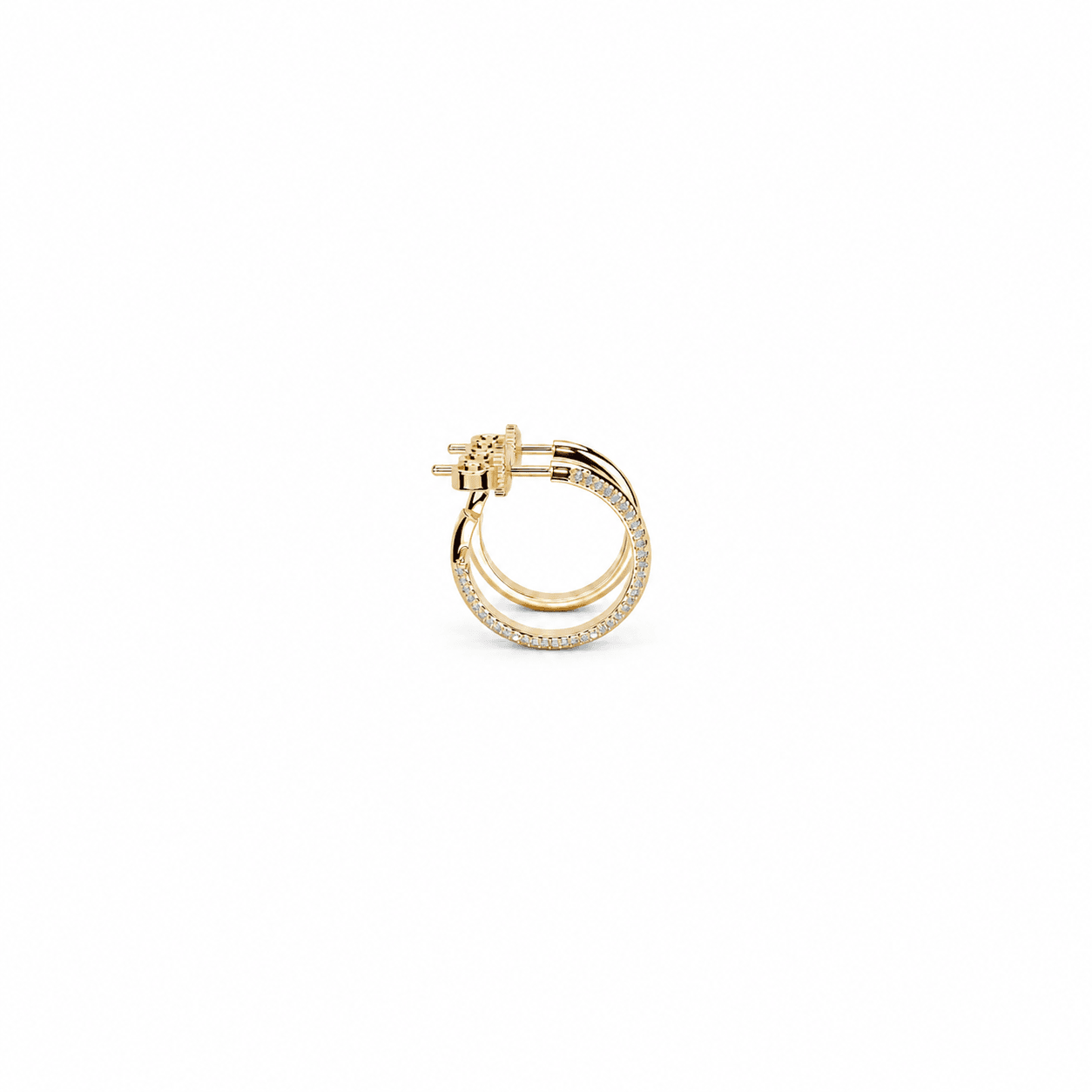 Lumière Pavé Hoop Earrings