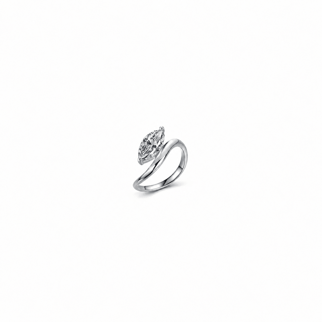 Élise Marquise Solitaire Ring