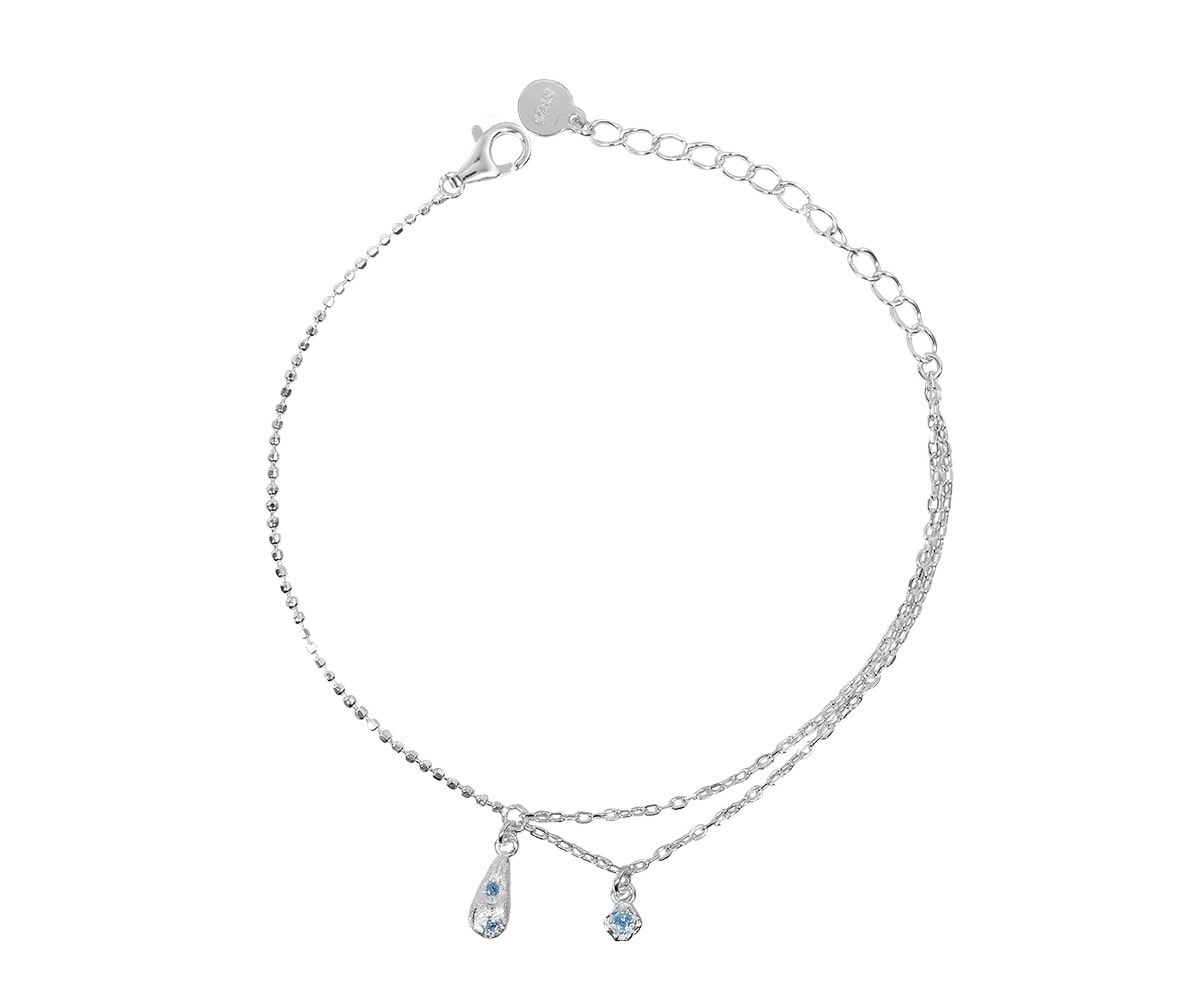 Azure Dewdrop Bracelet