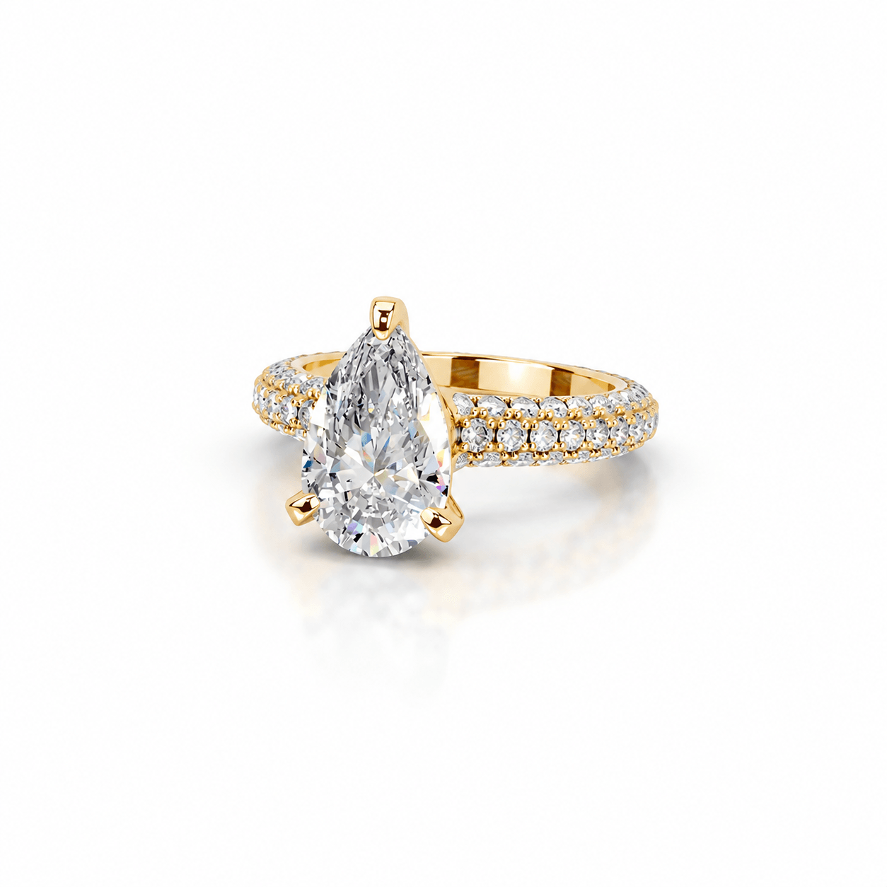 Vallière Rosalie Pear Ring